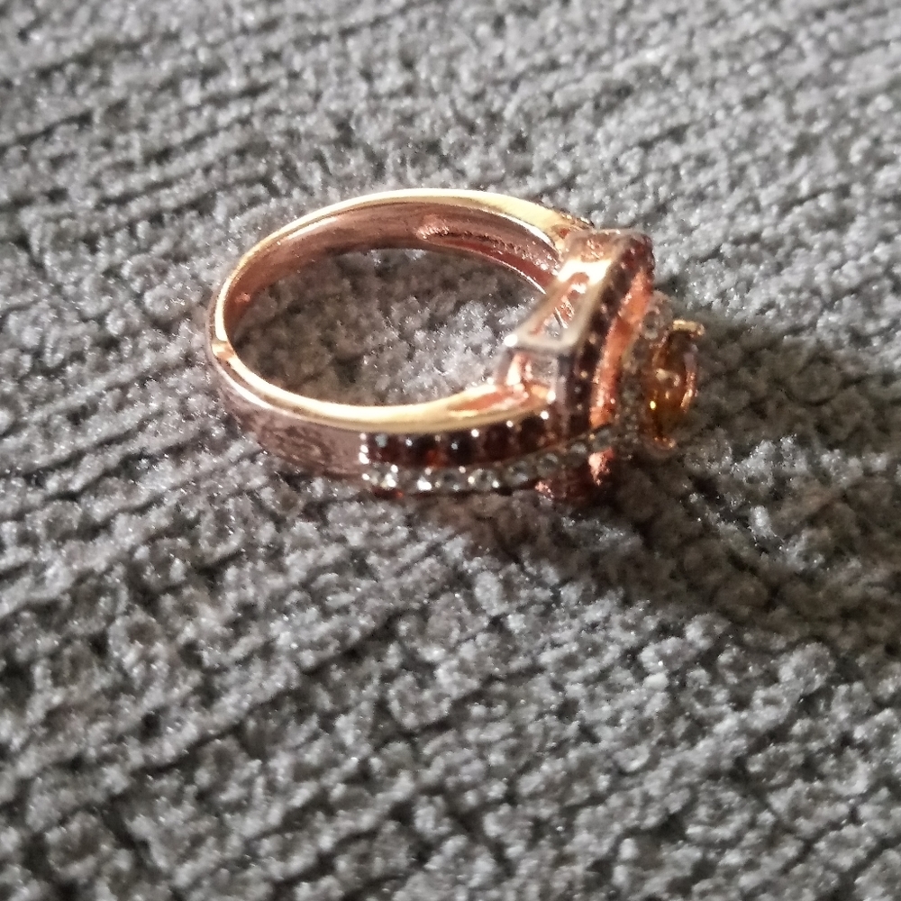 Sold New 925 Sterling Silver Champagne Ring - Picture 5 of 5